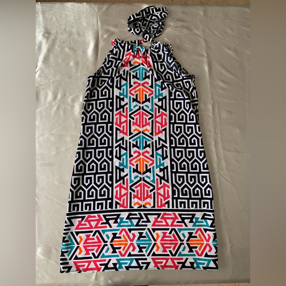 CROWN & IVY | multi colored dress